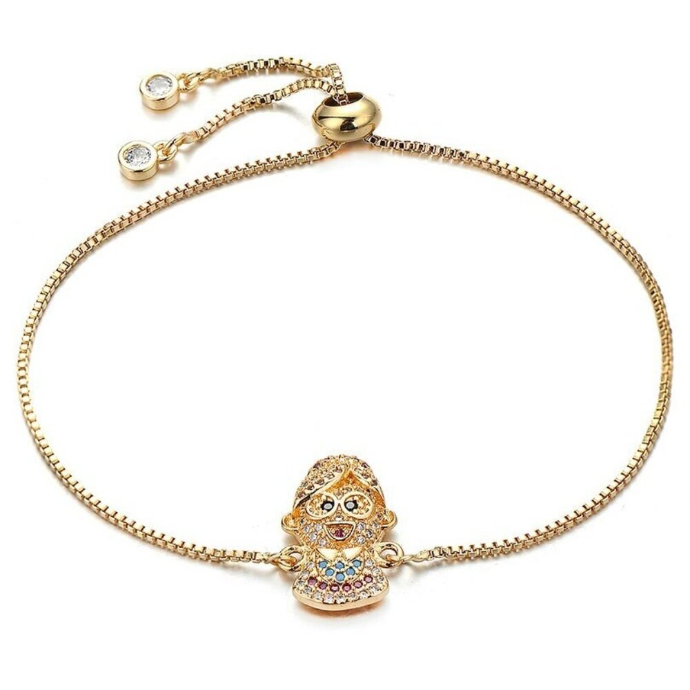Bracelet for Grandma Nana Yellow Gold